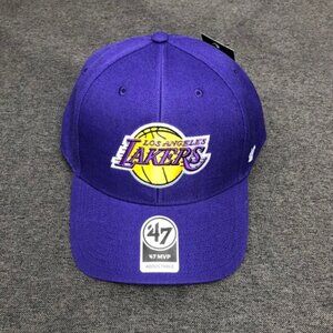 47 Purple Lakers Hat Adjustable Fit